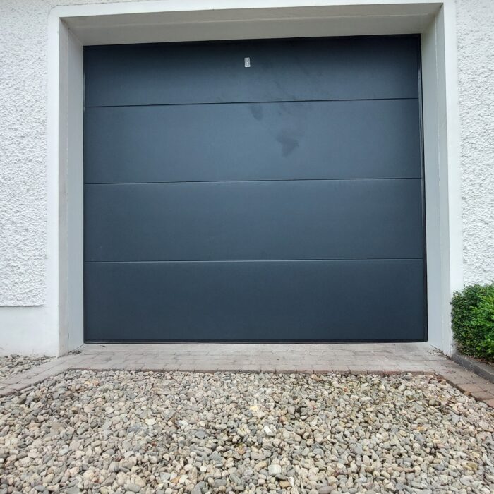 Smooth Anthracite Sectional Door